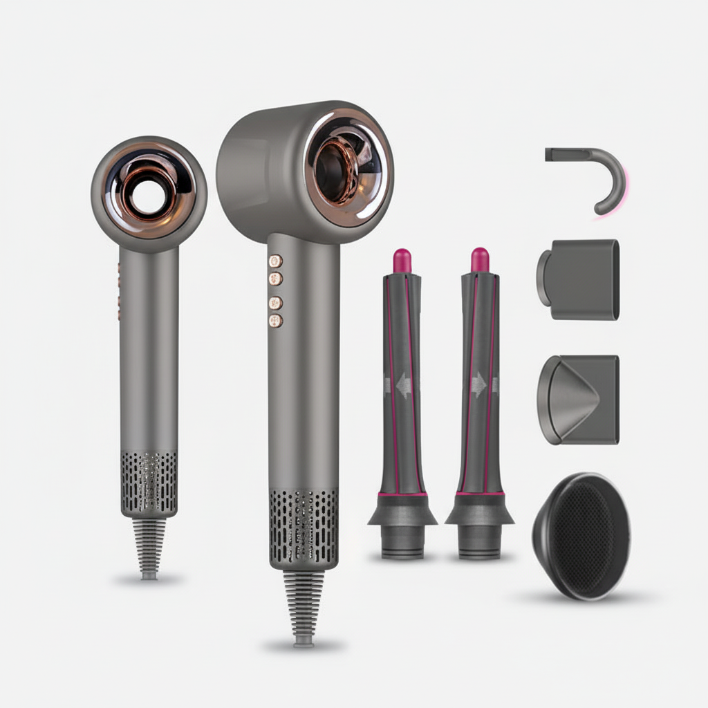 Super Leafless Hair Dryer – High-Performance Ionic Care | Fast-Dry Airflow, Ultra-Quiet Technology, Frizz-Free Precision