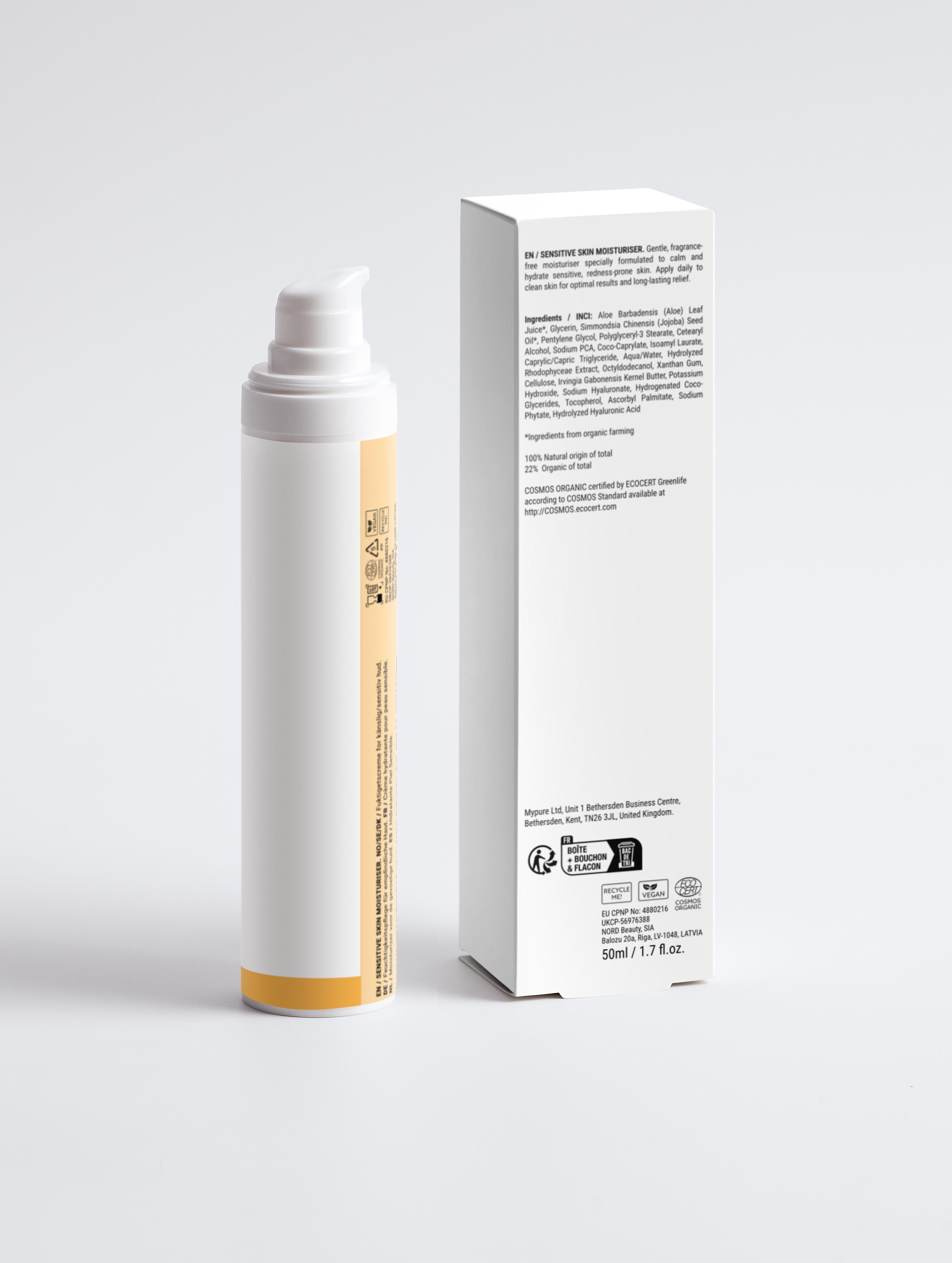 Sensitive Skin Moisturiser, Fragrance Free