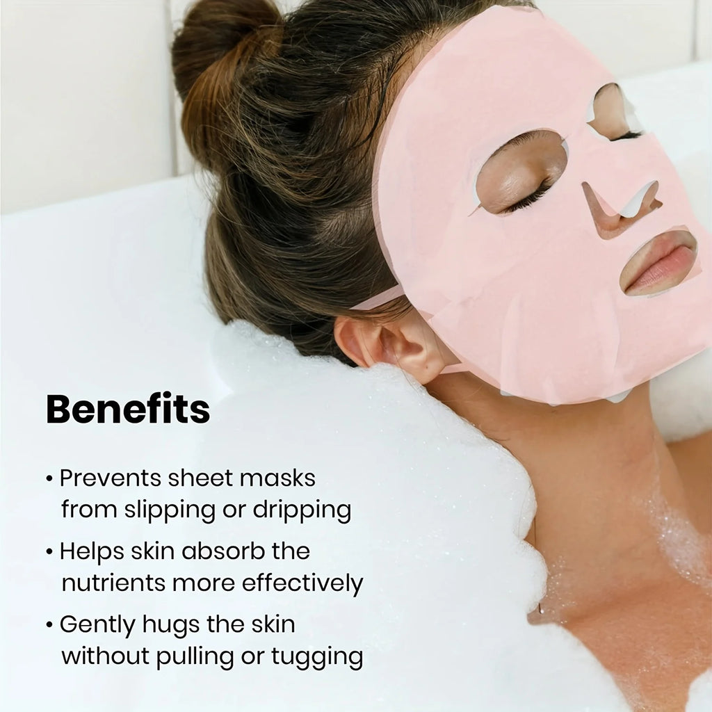 Silicone Face Mask Cover 3D – Reusable Hydration Seal | Moisturizing Lift, Firming Support, Glow-Boosting Design