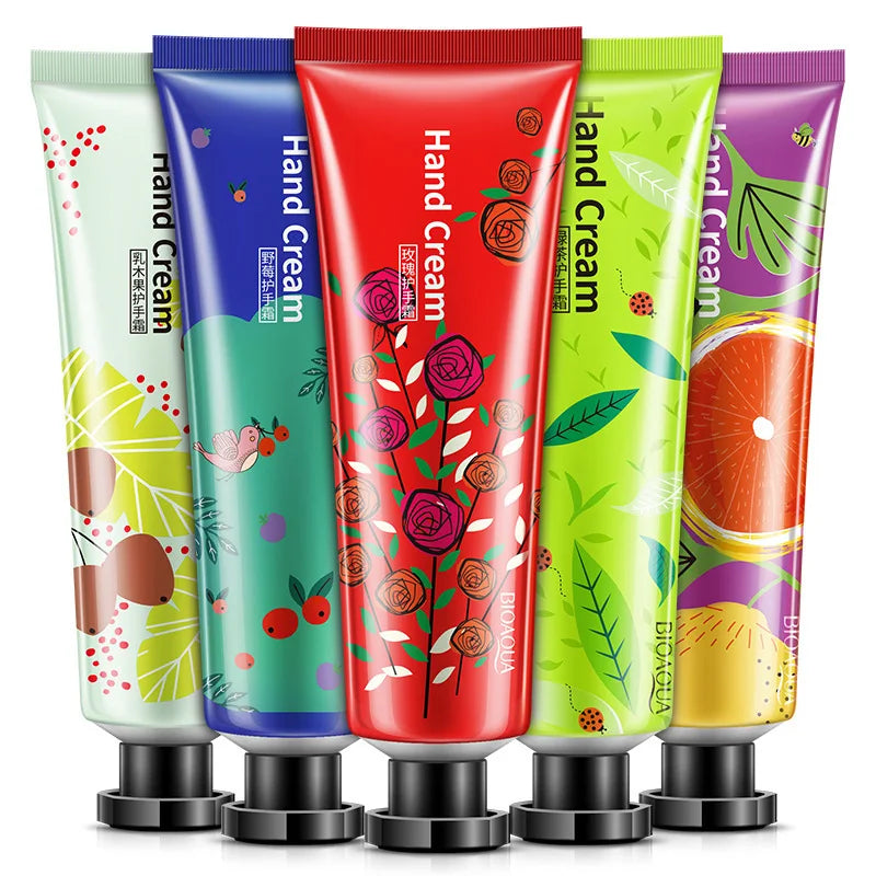 Fragrant Fruit Hand Cream Set – Moisturizing & Repairing Care | Anti-Chapping, Nourishing, Soft-Touch Hydratio