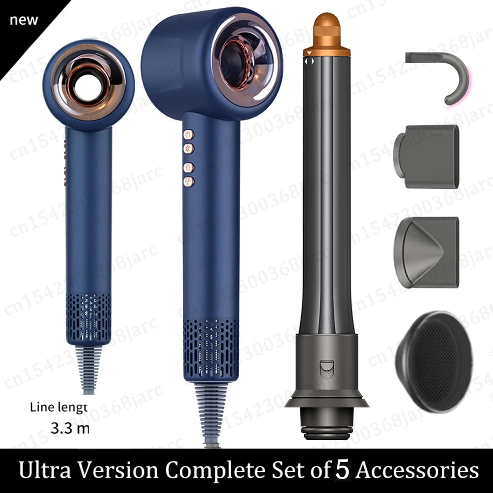 Super Leafless Hair Dryer – High-Performance Ionic Care | Fast-Dry Airflow, Ultra-Quiet Technology, Frizz-Free Precision