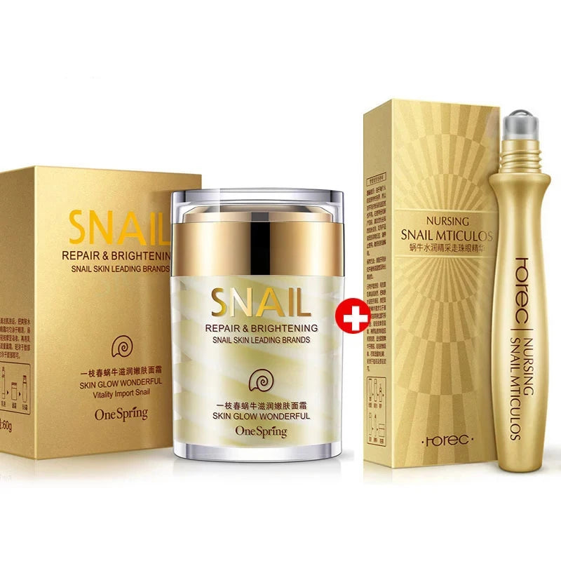 Snail Collagen Renewal Cream – Advanced Anti-Aging Treatment | Brightening Formula, Firming Peptides, Restorative Hydration