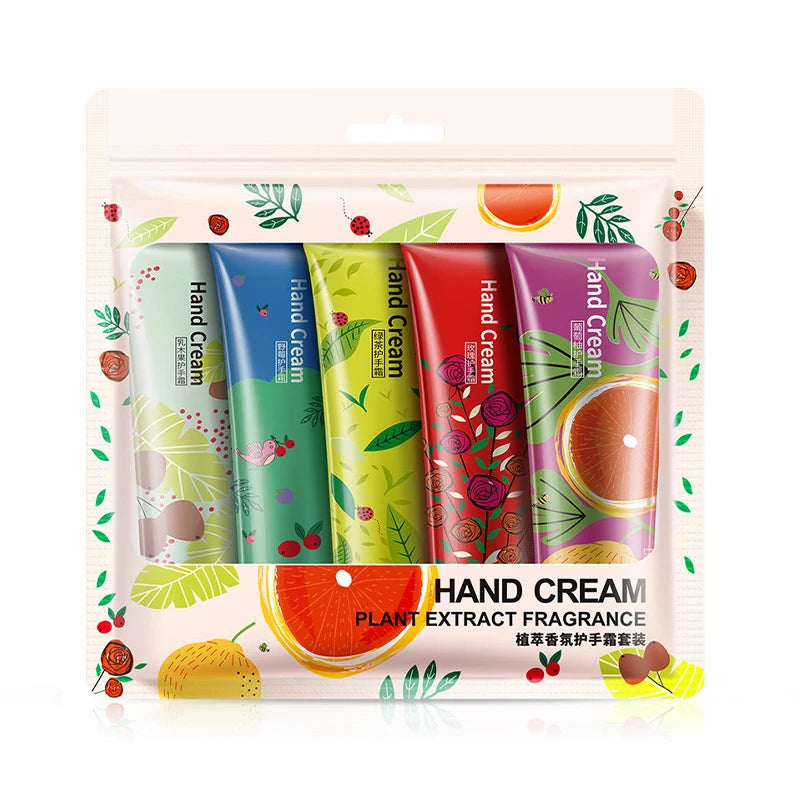 Fragrant Fruit Hand Cream Set – Moisturizing & Repairing Care | Anti-Chapping, Nourishing, Soft-Touch Hydratio