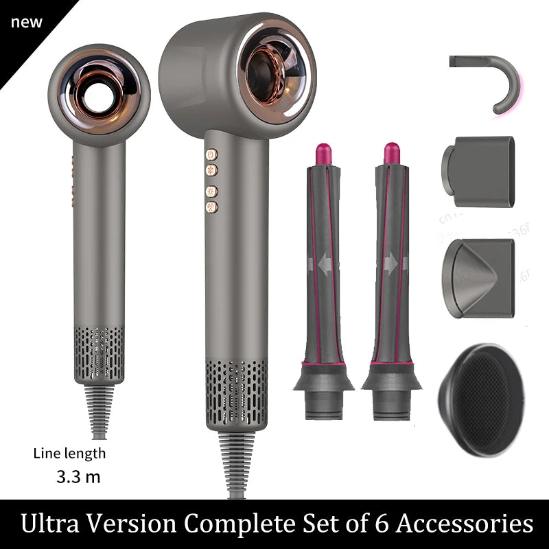 Super Leafless Hair Dryer – High-Performance Ionic Care | Fast-Dry Airflow, Ultra-Quiet Technology, Frizz-Free Precision