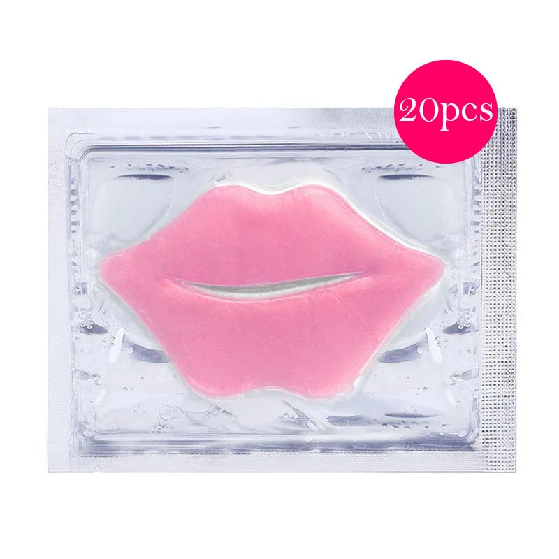 Crystal Collagen Lip Mask Set – Hydrating & Plumping Care | Brightening, Nourishing, Gel Patches