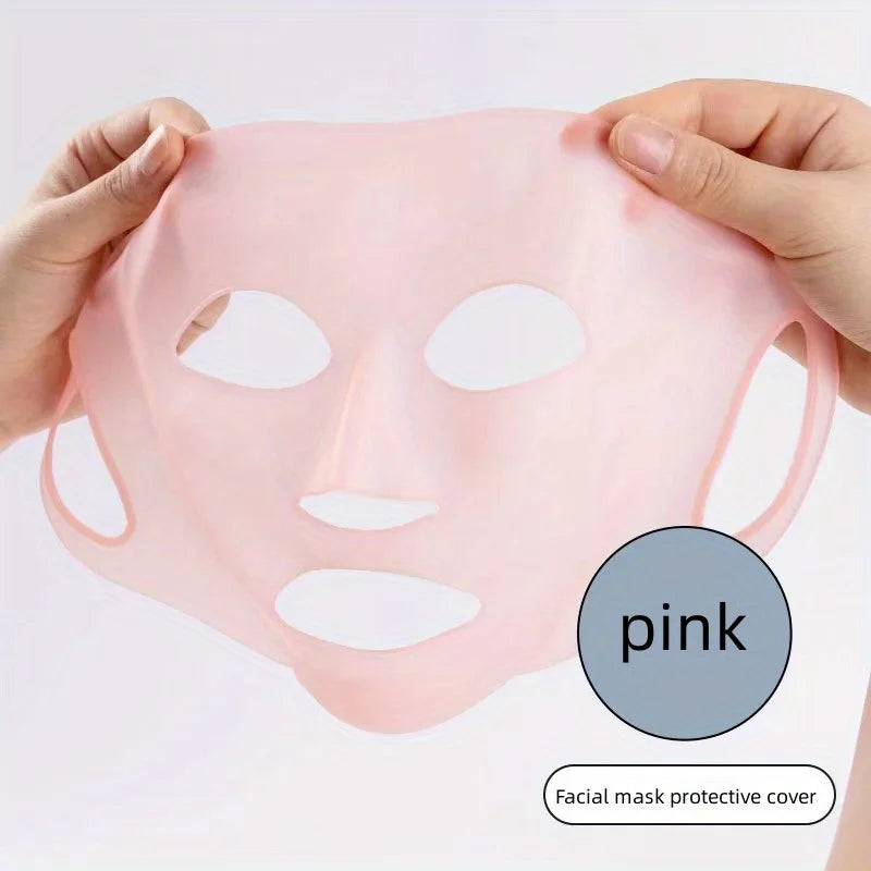 Silicone Face Mask Cover 3D – Reusable Hydration Seal | Moisturizing Lift, Firming Support, Glow-Boosting Design