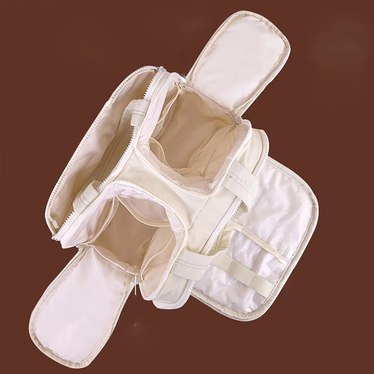 Smart Travel Toiletry Bag – Elevated Cosmetic Organizer | Large-Capacity Layout, Side-Zip Access, Sleek Portable Design