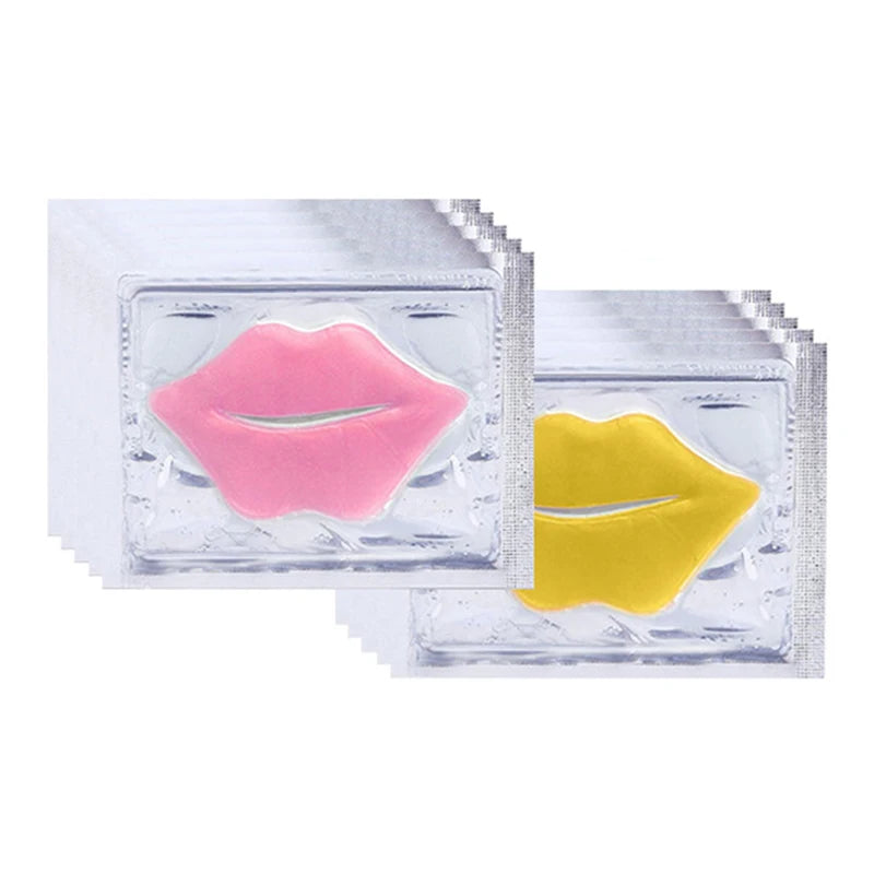 Crystal Collagen Lip Mask Set – Hydrating & Plumping Care | Brightening, Nourishing, Gel Patches