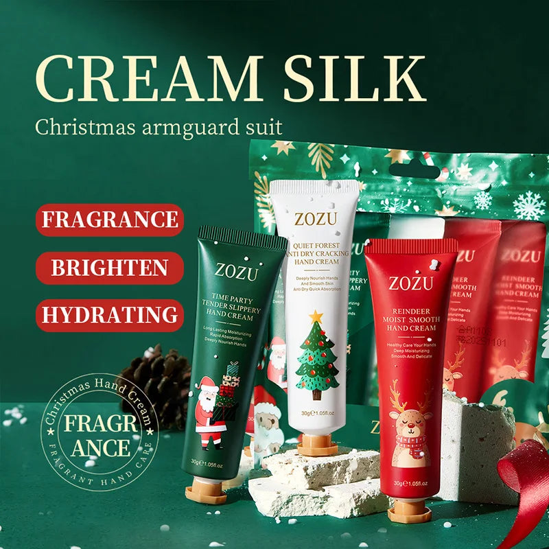 ZOZU Christmas Hand Cream Collection – Deep Moisture Care | Nourishing, Anti-Aging, Holiday Edition