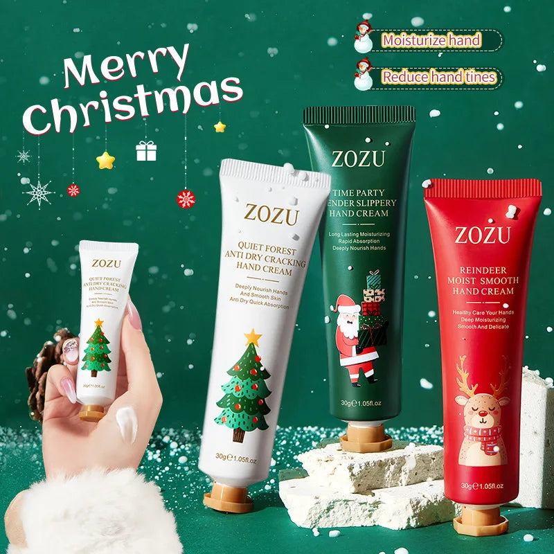 ZOZU Christmas Hand Cream Collection – Deep Moisture Care | Nourishing, Anti-Aging, Holiday Edition