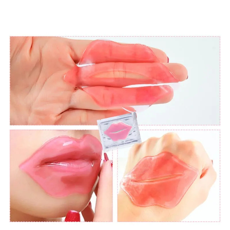 Crystal Collagen Lip Mask Set – Hydrating & Plumping Care | Brightening, Nourishing, Gel Patches
