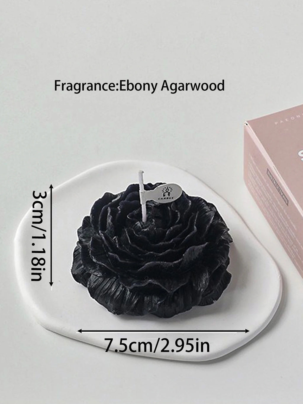 Peony Aromatic Candle – Sculpted Floral Art | Scented Peony Bloom, Gift-Ready, Wedding & Valentine’s Keepsake