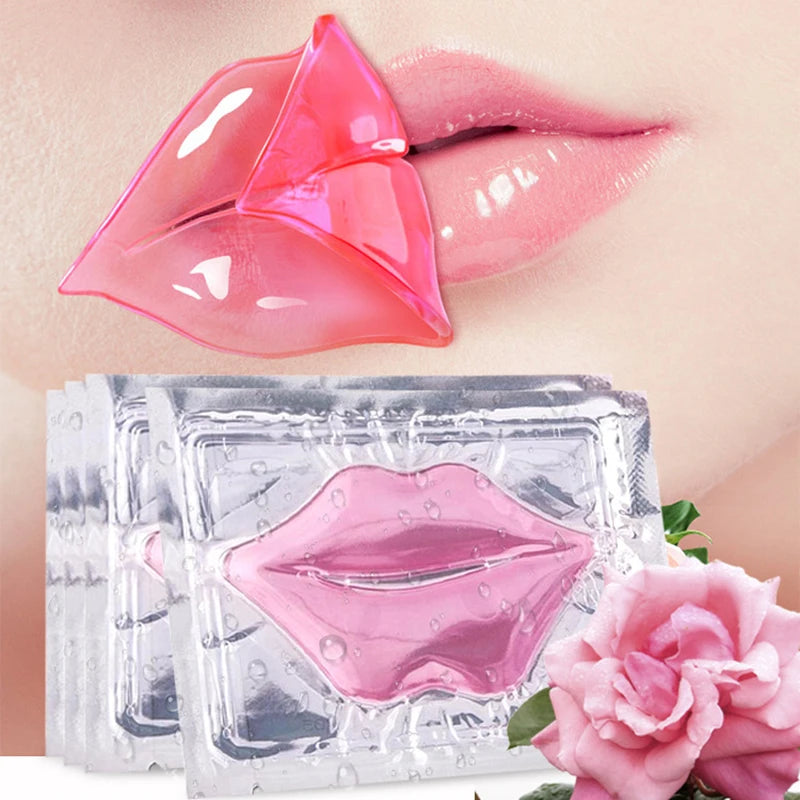 Crystal Collagen Lip Mask Set – Hydrating & Plumping Care | Brightening, Nourishing, Gel Patches
