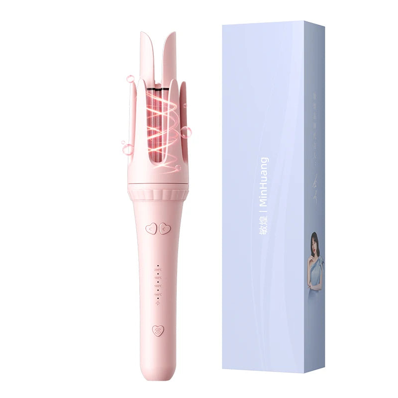 Automatic Ceramic Hair Curler 32mm – Effortless Big Curls | Fast-Heating Ionic System, 4-Speed Control, Smooth Ceramic Precision