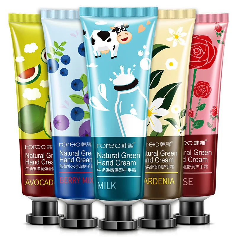 Fragrant Fruit Hand Cream Set – Moisturizing & Repairing Care | Anti-Chapping, Nourishing, Soft-Touch Hydratio