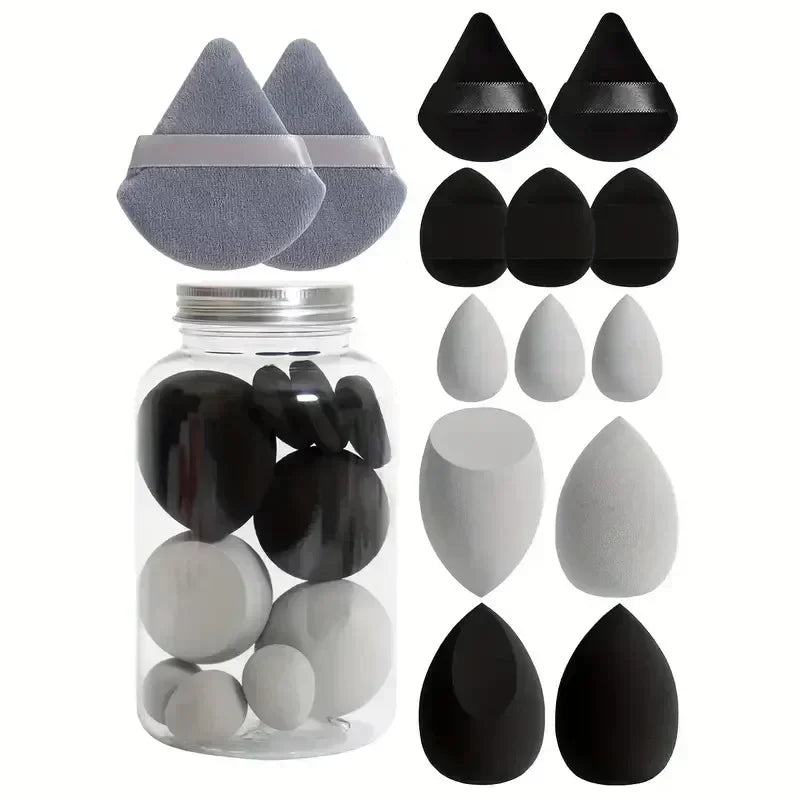 Premium Makeup Sponge Set – Seamless Blending Essentials | Soft Precision Puffs, Airbrushed Finish, Everyday Makeup Tools