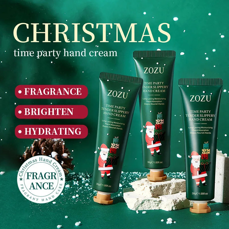 ZOZU Christmas Hand Cream Collection – Deep Moisture Care | Nourishing, Anti-Aging, Holiday Edition