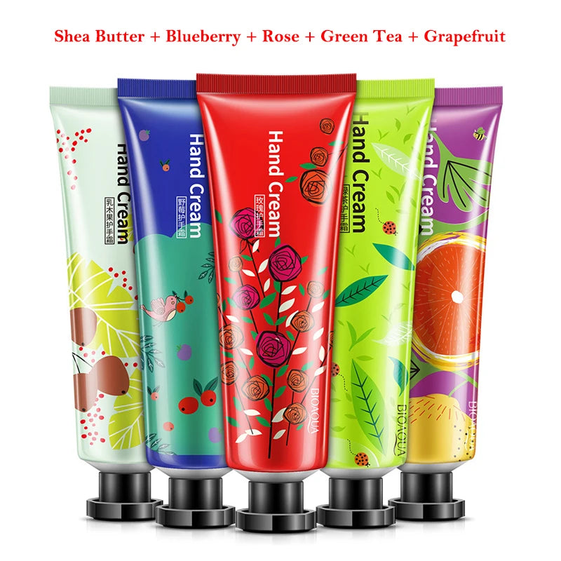 Fragrant Fruit Hand Cream Set – Moisturizing & Repairing Care | Anti-Chapping, Nourishing, Soft-Touch Hydratio
