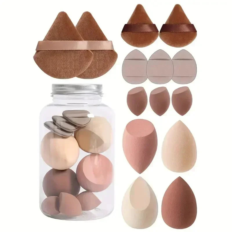 Premium Makeup Sponge Set – Seamless Blending Essentials | Soft Precision Puffs, Airbrushed Finish, Everyday Makeup Tools