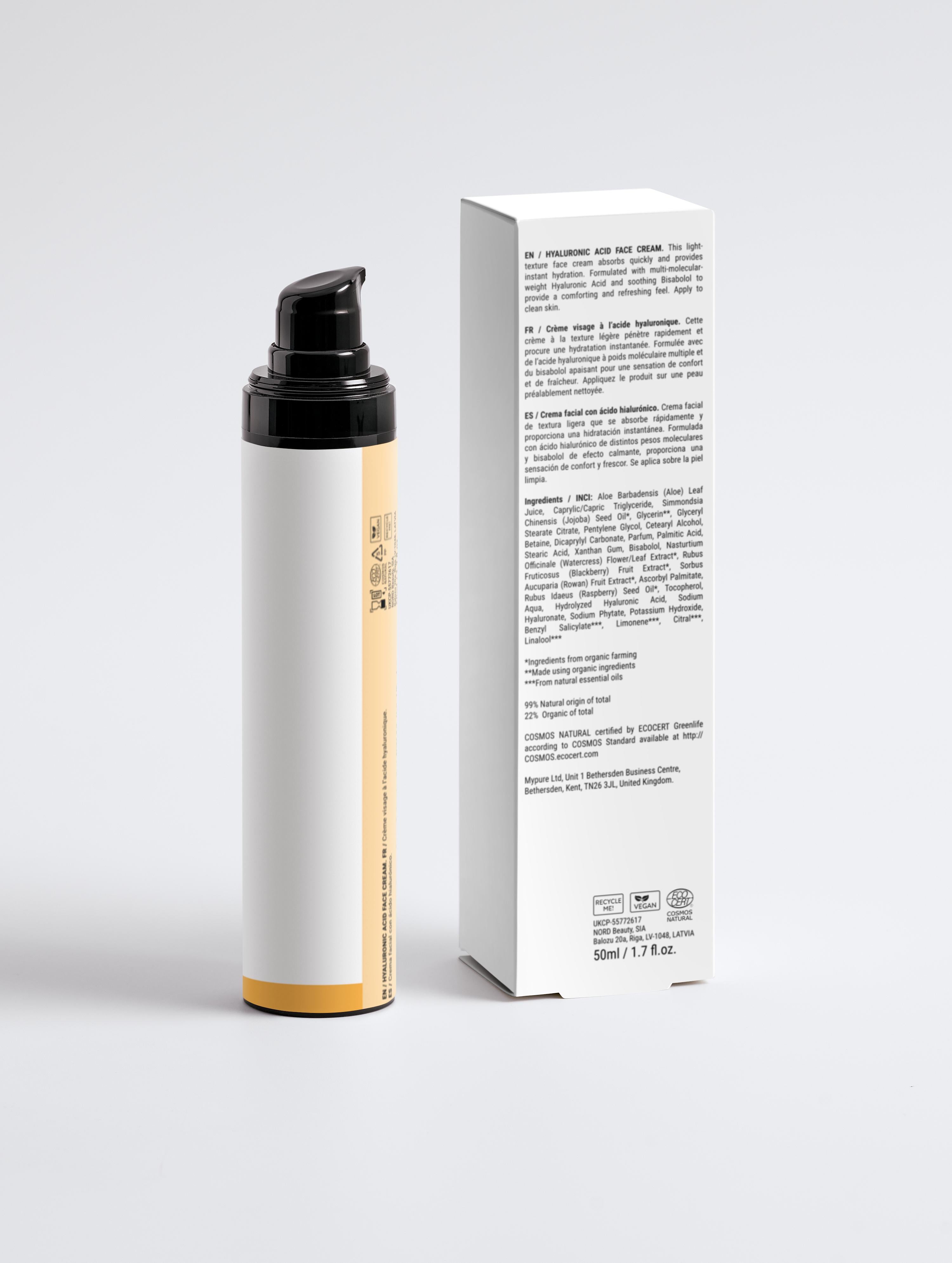 Hyaluronic Acid Face Cream for Men