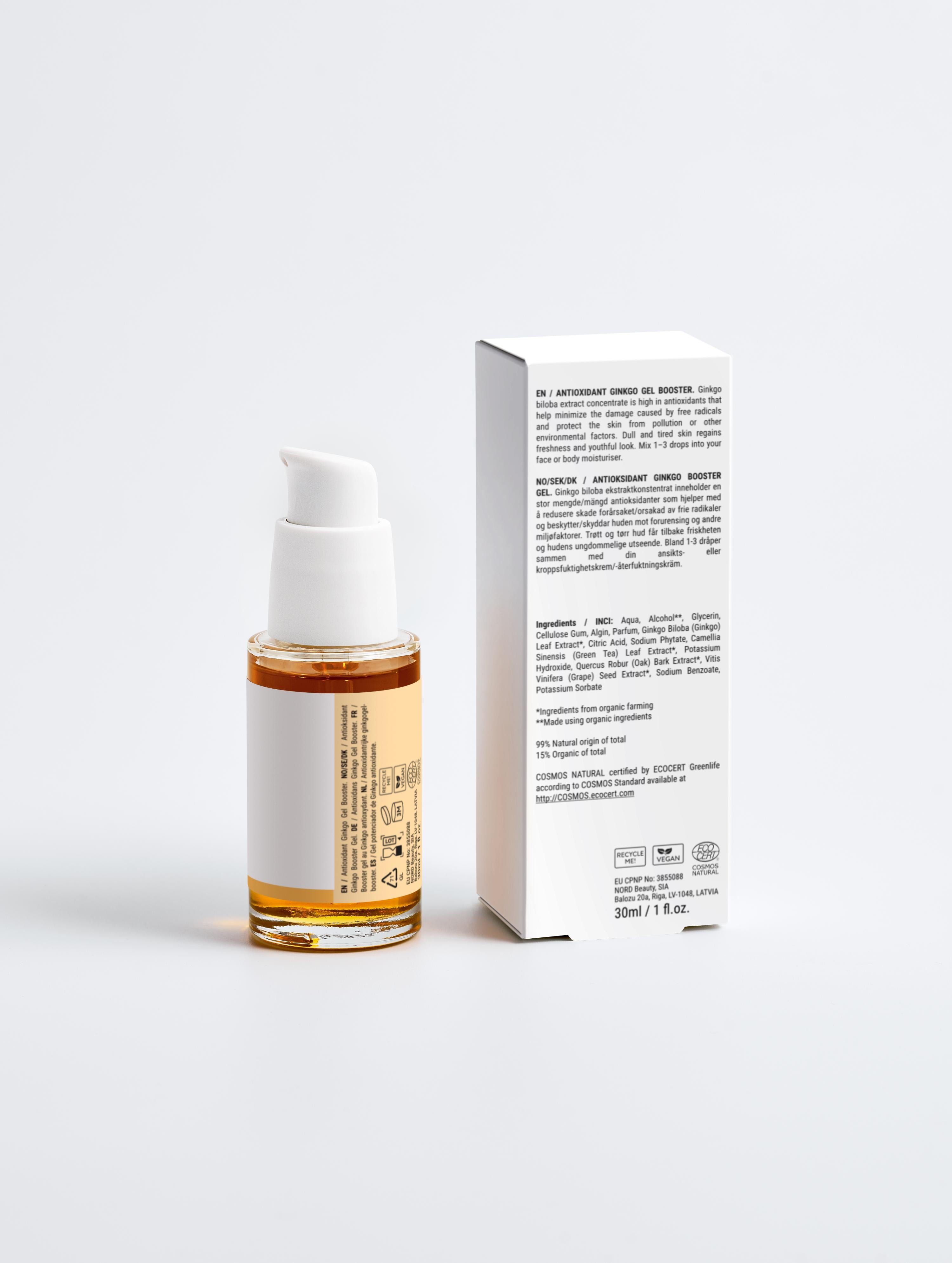 Antioxidant Ginkgo Gel Booster